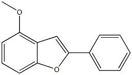 2-Phenyl-4-methoxybenzofuran Struktur