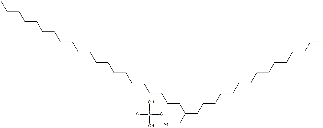 Sulfuric acid 2-pentadecyltricosyl=sodium salt Struktur