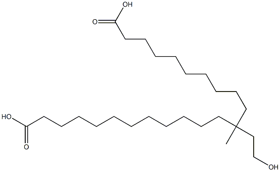 Didecanoic acid 1-(2-hydroxyethyl)-1-methyl-1,3-propanediyl ester Struktur