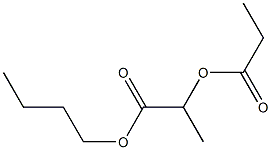 2-(Propionyloxy)propionic acid butyl ester Struktur