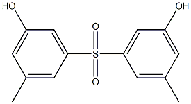 3,3'-Sulfonylbis(5-methylphenol) Struktur