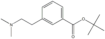 3-(2-Dimethylaminoethyl)benzoic acid tert-butyl ester Struktur