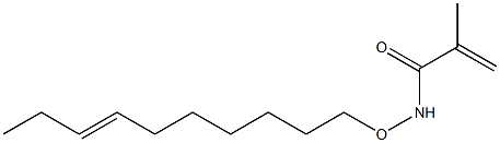 N-(7-Decenyloxy)methacrylamide Struktur