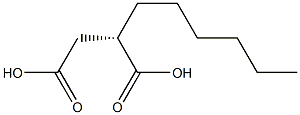 [S,(-)]-Hexylsuccinic acid Struktur