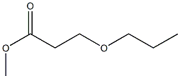 3-Propoxypropanoic acid methyl ester Struktur