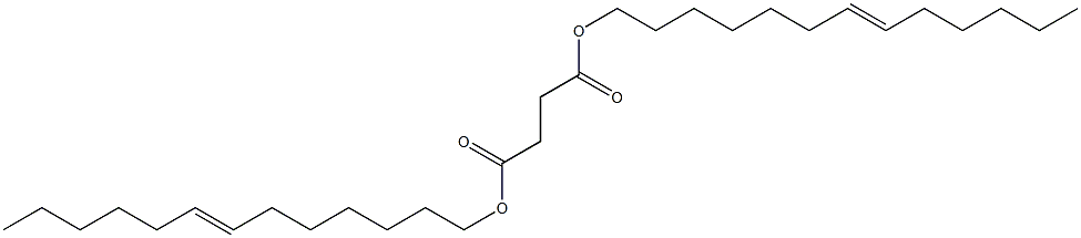 Succinic acid di(7-tridecenyl) ester Struktur