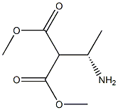 2-[(S)-1-Aminoethyl]malonic acid dimethyl ester Struktur