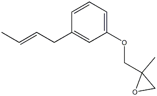 3-(2-Butenyl)phenyl 2-methylglycidyl ether Struktur