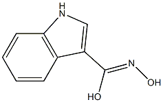 1H-Indole-3-carbohydroximic acid Struktur