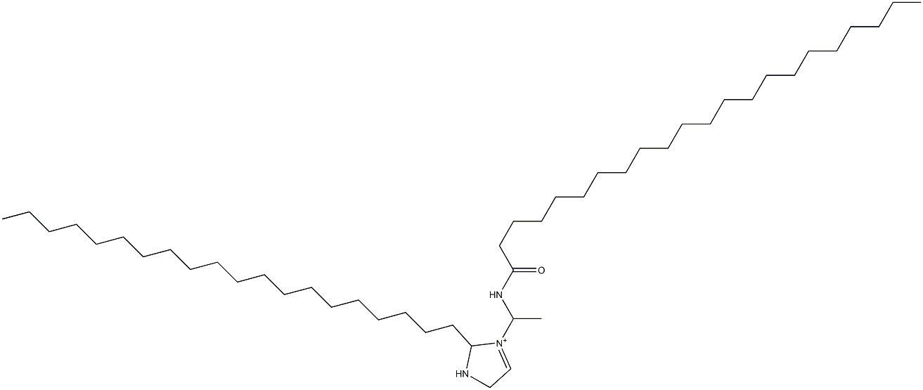 3-[1-(Docosanoylamino)ethyl]-2-icosyl-3-imidazoline-3-ium Struktur