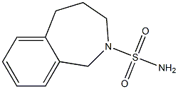 2-Sulfamoyl-2,3,4,5-tetrahydro-1H-2-benzazepine Struktur