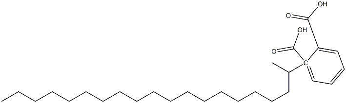 (-)-Phthalic acid hydrogen 1-[(R)-icosane-2-yl] ester Struktur