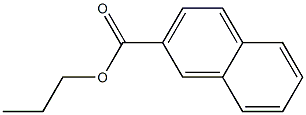 Naphthalene-2-carboxylic acid propyl ester Struktur