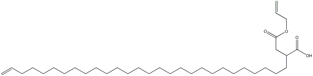 2-(27-Octacosenyl)succinic acid 1-hydrogen 4-allyl ester Struktur