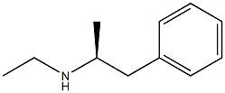 (1S)-N-Ethyl-1-methyl-2-phenylethanamine Struktur