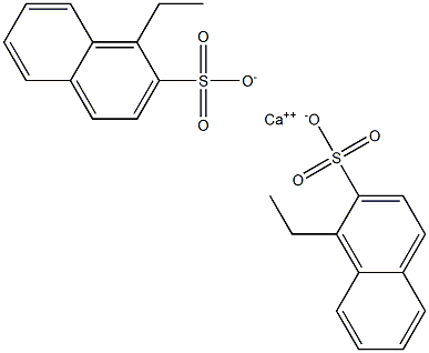 Bis(1-ethyl-2-naphthalenesulfonic acid)calcium salt Struktur