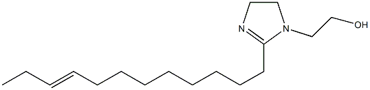 2-(9-Dodecenyl)-2-imidazoline-1-ethanol Struktur