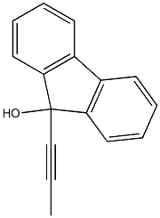 9-(1-Propynyl)-9H-fluoren-9-ol Struktur