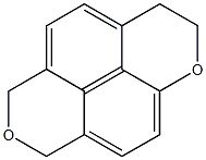 1,3,6,8-Tetrahydro[2]benzopyrano[6,5,4-def][2]benzopyran Struktur