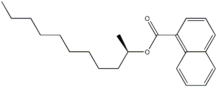 (-)-1-Naphthoic acid [(R)-1-methyldecyl] ester Struktur