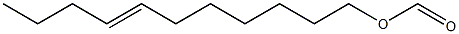 Formic acid 7-undecenyl ester Struktur