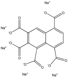 1,2,3,5,8-Naphthalenepentacarboxylic acid pentasodium salt Struktur