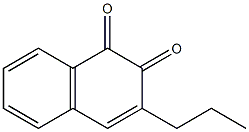 3-Propyl-1,2-dihydronaphthalene-1,2-dione Struktur