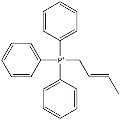 2-Butenyltriphenylphosphonium Struktur