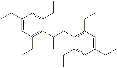 2,2'-(1,2-Propanediyl)bis(1,3,5-triethylbenzene) Struktur