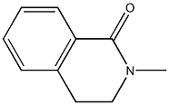 2-Methyl-1,2,3,4-tetrahydroisoquinoline-1-one Struktur