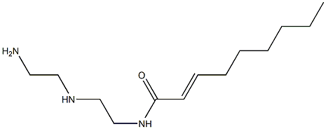 N-[2-[(2-Aminoethyl)amino]ethyl]-2-nonenamide Struktur