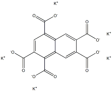 1,2,4,6,7-Naphthalenepentacarboxylic acid pentapotassium salt Struktur