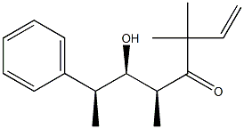 (5S,6R,7S)-6-Hydroxy-3,3,5-trimethyl-7-phenyl-1-octen-4-one Struktur