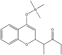 2-(1-Methyl-2-oxobutyl)-4-(trimethylsilyloxy)-2H-1-benzopyran Struktur