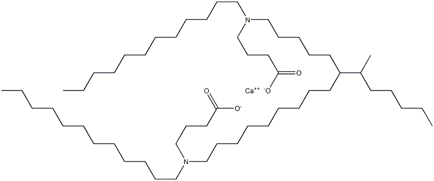 Bis[4-(didodecylamino)butyric acid]calcium salt Struktur