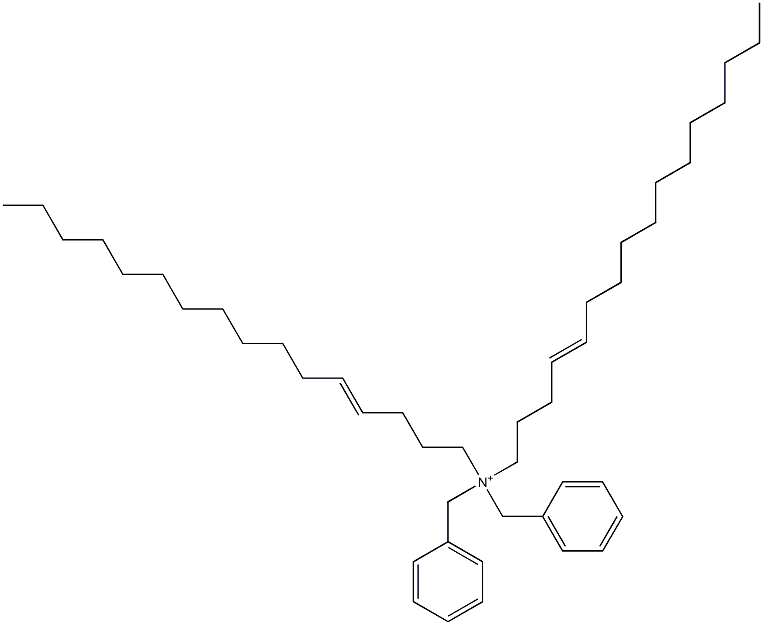 Di(4-hexadecenyl)dibenzylaminium Struktur