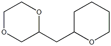 2-[(Tetrahydro-2H-pyran)-2-ylmethyl]-1,4-dioxane Struktur