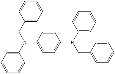 N,N'-Dibenzyl-N,N'-diphenyl-1,4-benzenediamine Struktur