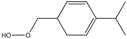p-Mentha-2,4-dien-7-yl hydroperoxide Struktur