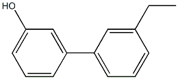 3-(3-Ethylphenyl)phenol Struktur