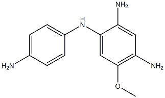 N-(p-Aminophenyl)-5-methoxybenzene-1,2,4-triamine Struktur