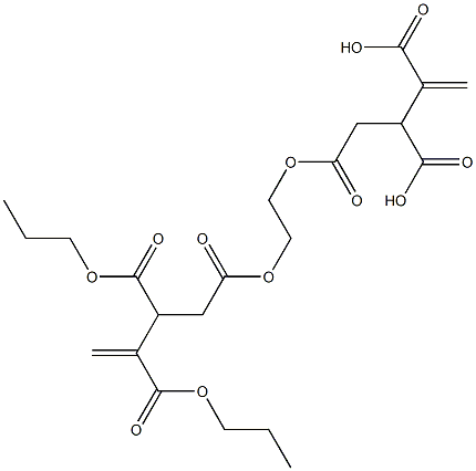 4,4'-[Ethylenebis(oxycarbonyl)]bis(1-butene-2,3-dicarboxylic acid dipropyl) ester Struktur