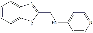 2-(4-Pyridylaminomethyl)-1H-benzimidazole Struktur