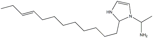 1-(1-Aminoethyl)-2-(9-dodecenyl)-4-imidazoline Struktur