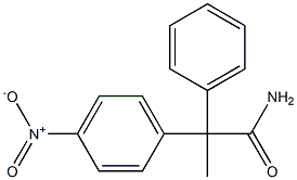 2-(p-Nitrophenyl)-2-phenylpropionamide Struktur