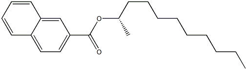 (+)-2-Naphthoic acid [(S)-1-methyldecyl] ester Struktur