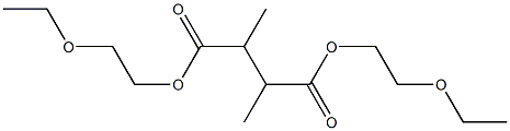 Butane-2,3-dicarboxylic acid bis(2-ethoxyethyl) ester Struktur