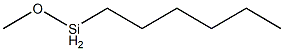 Hexyl(methoxy)silane Struktur