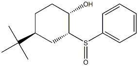 (1S,2R,4S)-4-(tert-Butyl)-2-phenylsulfinylcyclohexanol Struktur