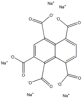 1,2,4,5,8-Naphthalenepentacarboxylic acid pentasodium salt Struktur